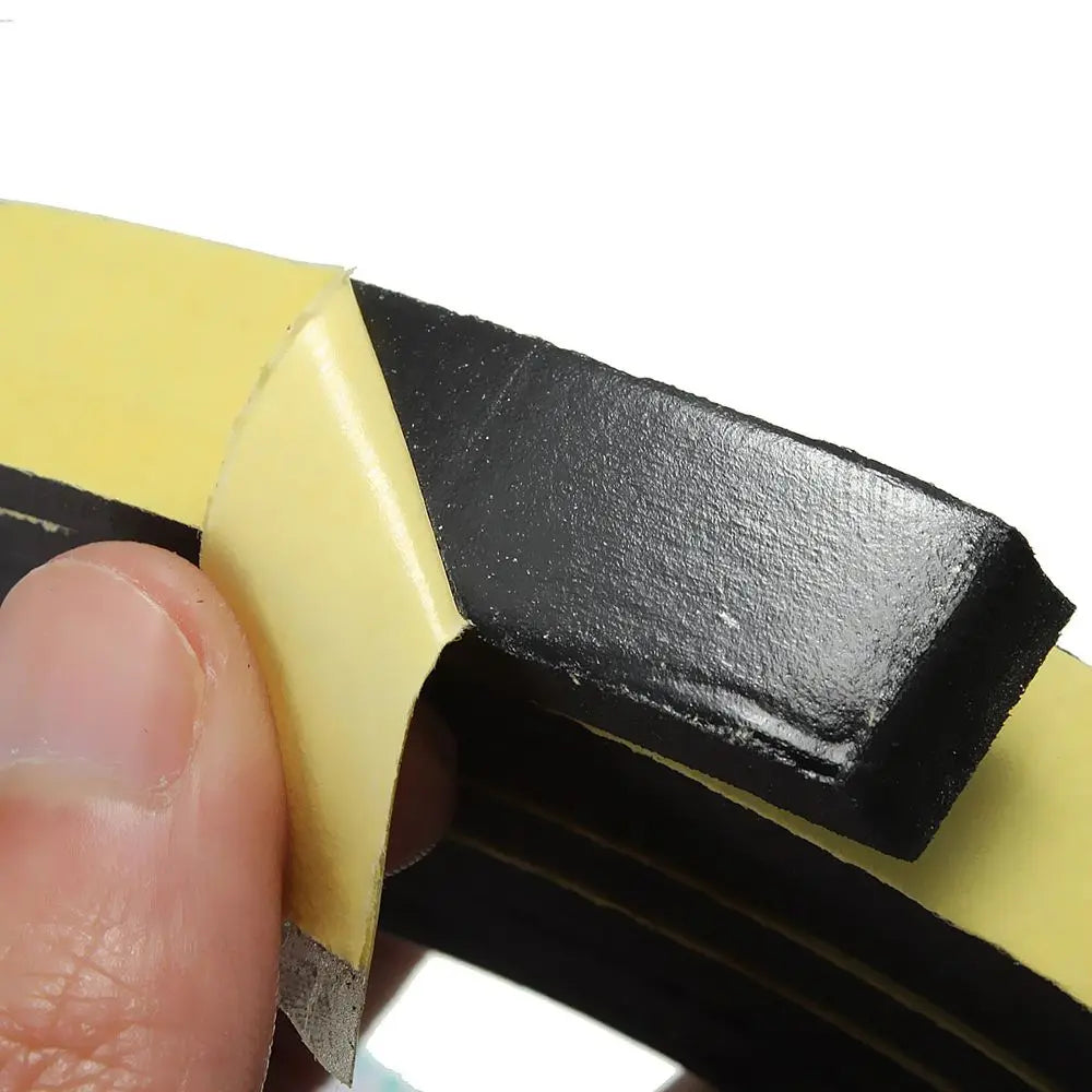 5m Self-Adhesive Foam Weatherstrip – Door & Window Gap Seal Tape Foam Weatherstrip Tape Axl
