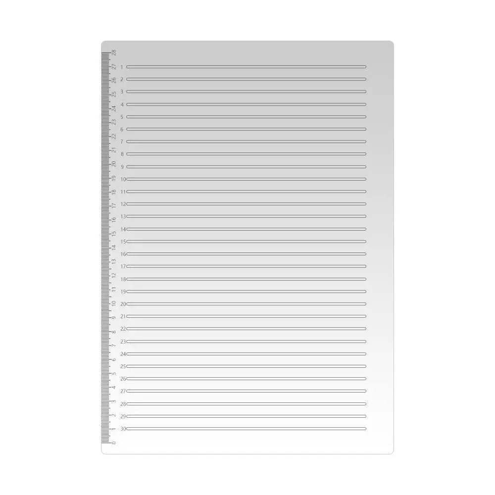 Straight Line Stencil Ruler – Calligraphy Writing Template Writing Stencil Ruler Axl 0.9cm