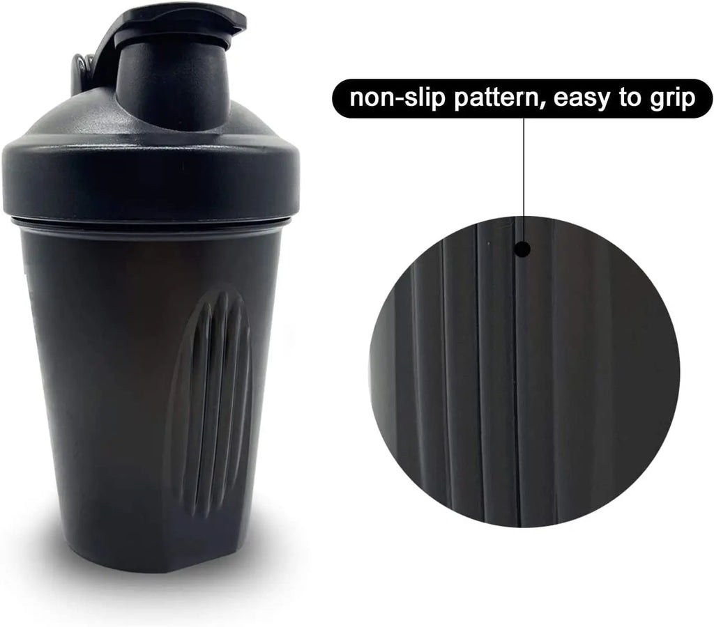 Leeseph 400ml Leak-Proof Shaker Bottle with Mixing Ball Protein Shaker Bottle Axl