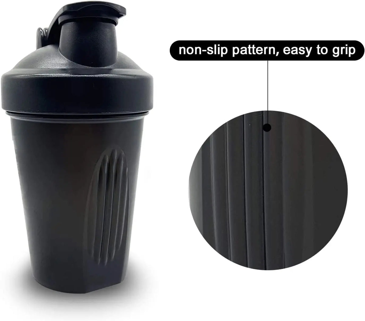 Leeseph 400ml Leak-Proof Shaker Bottle with Mixing Ball Protein Shaker Bottle Axl