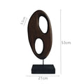 Solid Wood Figurines – Modern Minimalist Desktop Ornaments Wood Figurines Axl 251053