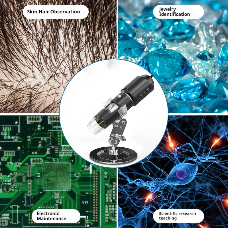 Wireless WiFi Digital Microscope – HD Skin & Hair Magnifier Digital Microscope Axl