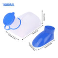 1000ml Portable Urinal Bottle – Unisex Car Travel Pee Bottle Portable Urinal Bottle Axl one size