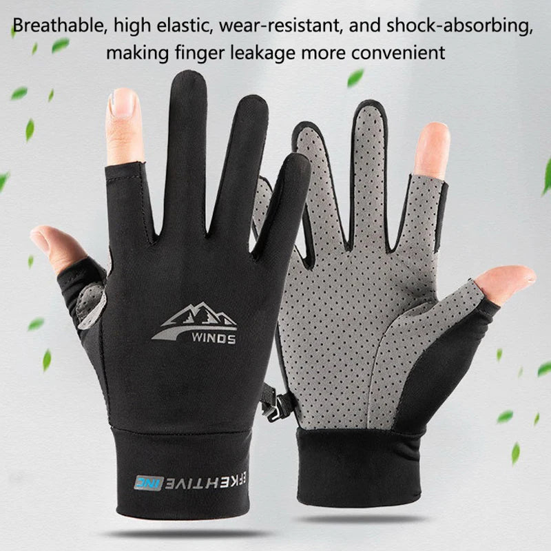 Ice Silk UV Gloves – Touchscreen Driving & Cycling Sun Protection Sun Protection Gloves Axl