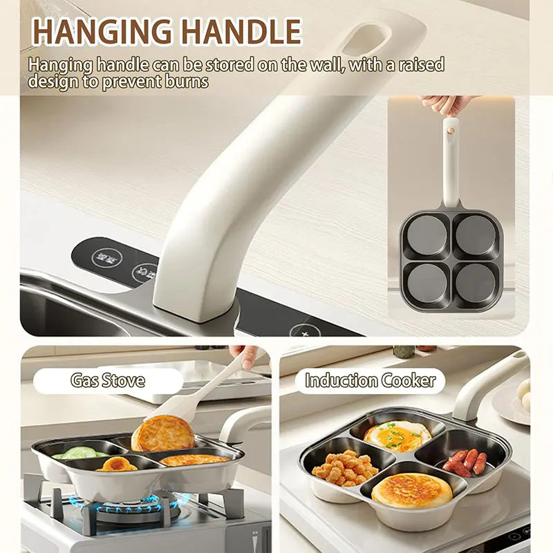 Titanium Ceramic Nonstick Breakfast Skillet – 3/4 Cup Egg Pan Nonstick Breakfast Skillet Axl