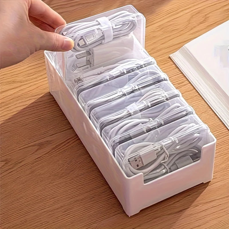 Cable Organizer Box – Desktop & Drawer Storage Organizer Desktop Storage Organizer Axl