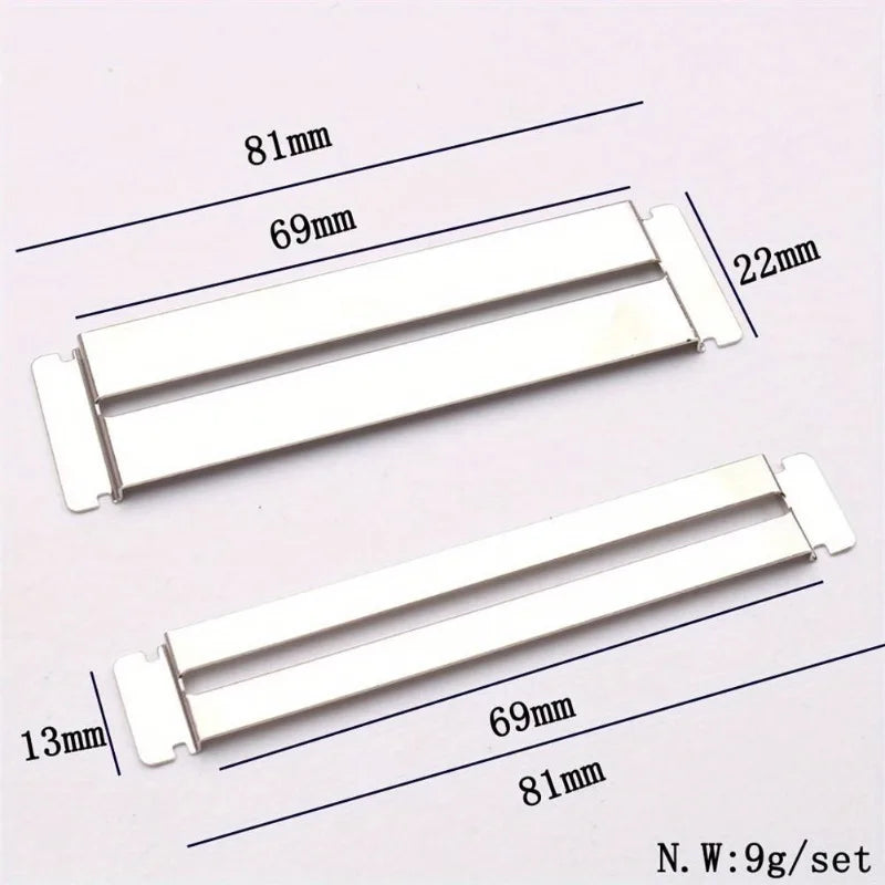Guitar Fret Sanding Protector Kit – 2pc Stainless Steel Shims Luthier Tool Kit Axl