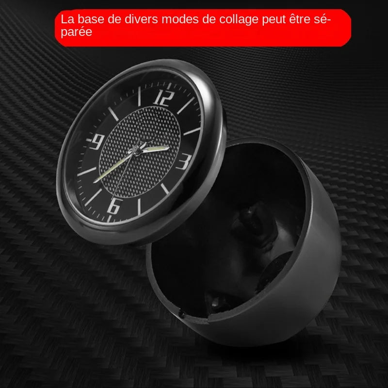 Luminous Mini Car Dashboard Clock – Stick-On Digital Quartz Car Dashboard Clock Axl