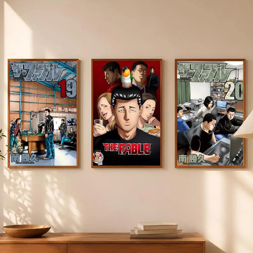 The Fable Manga Wall Poster – Self-Stick HD Waterproof Decor Wall Art Poster Axl