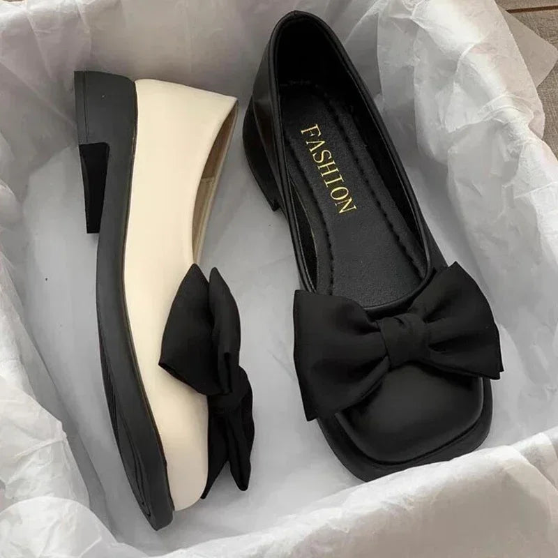 Women's Mary Jane Pumps – Square Toe Lolita Butterfly Heels Mary Jane Pumps Axl