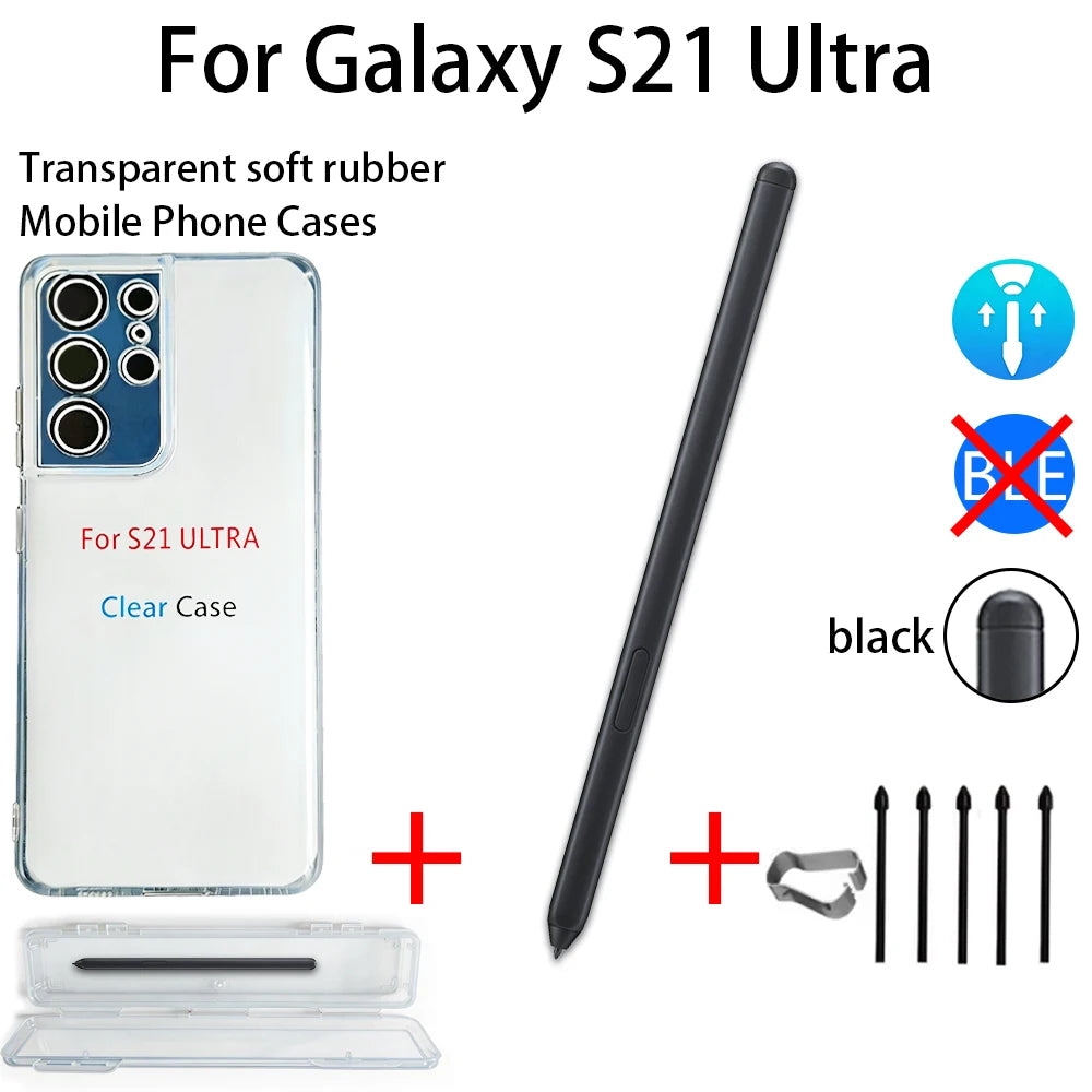Samsung Galaxy S21 Ultra Stylus Pen + TPU Case & Replacement Tips Stylus & Phone Case Axl