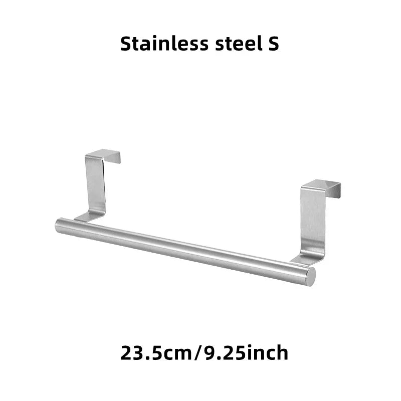 Over Door Towel Rack – Stainless Steel Hanging Bar Holder Over Door Towel Rack Axl K1-Stainless steel S XL