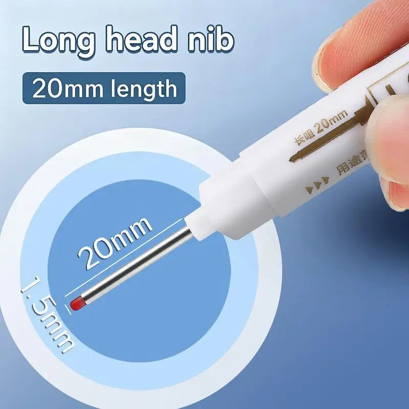 Deep Hole Long Needle Marker Pen – Waterproof 20mm Tip Deep Hole Marker Pen Axl