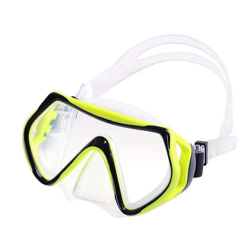 Tempered Glass Diving Mask – Large Frame Snorkeling Goggles Diving Snorkel Mask Axl
