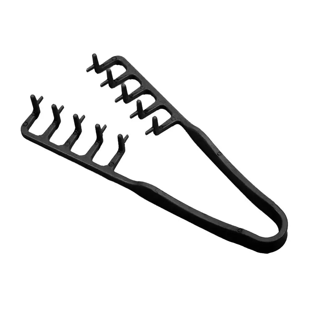 Wide-Tooth Volumizing Hair Comb – Root Lifter & Bangs Styler Hair Styling Comb Axl black