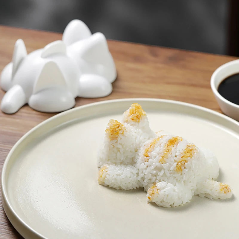 Cat Onigiri Mold Set – Animal Sushi & Rice Ball Shaper Sushi Rice Mold Axl