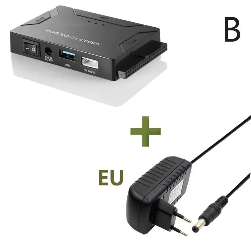 USB 3.0 to SATA Adapter Cable – HDD & SSD Data Transfer SATA USB Adapter Axl