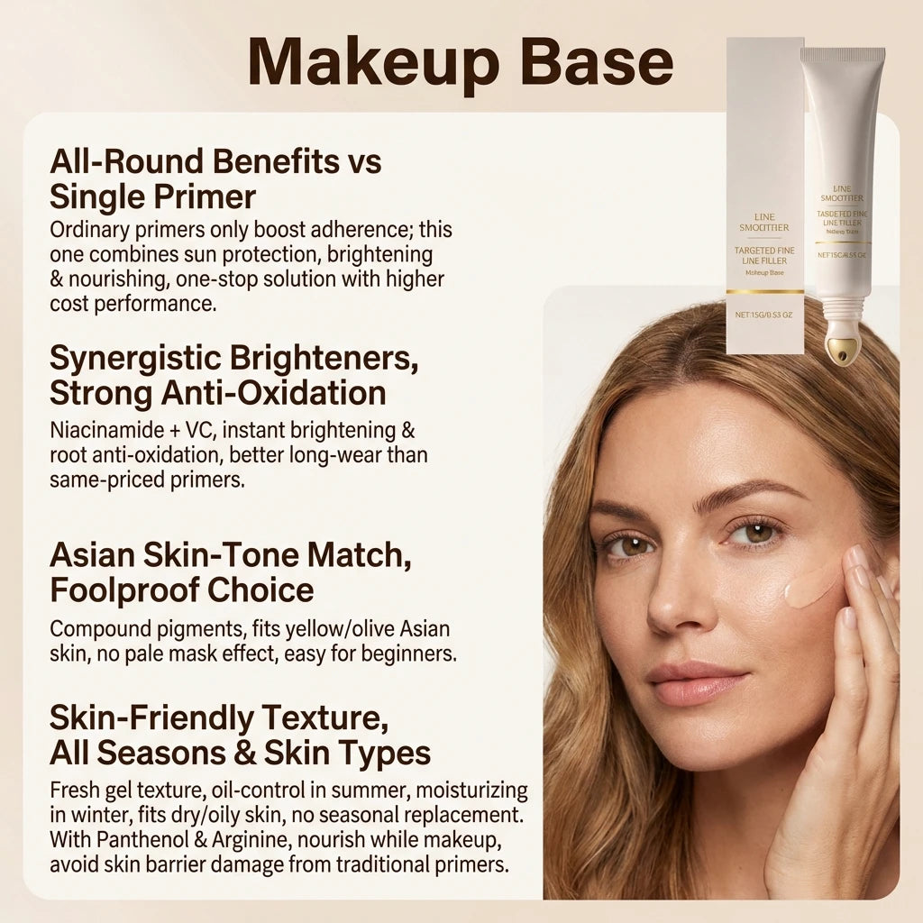 Line Smoother Fine Line Filler & Instant Blur Face Makeup Base Face Makeup Primer Axl