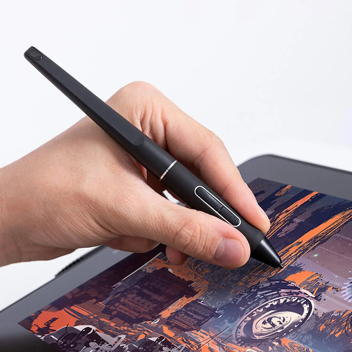 PW517 Battery-Free Stylus Pen 8192 Pressure – 10 Nibs for Huion Digital Stylus Pen Axl