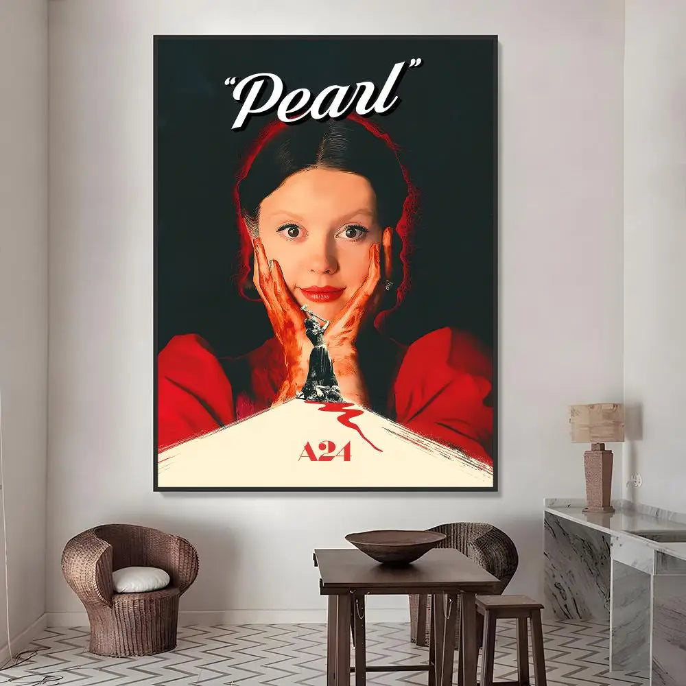 Pearl Poster HD Waterproof Wall Stickers – Home Décor & Gifts Wall Stickers Axl White11 30X40cmNoframe