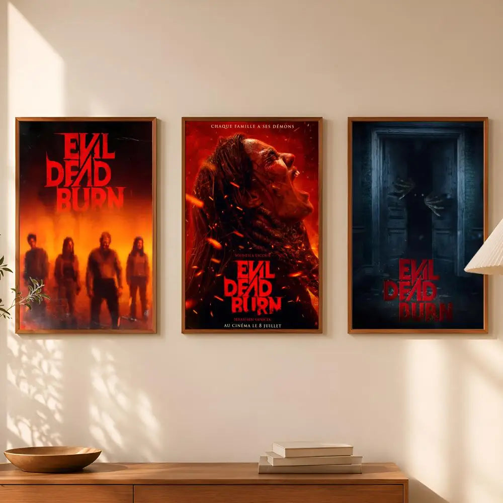 Evil Dead Movie Poster – Self-Stick HD PVC Waterproof Wall Art Wall Art Poster Axl