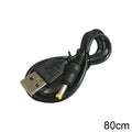 USB to DC 4.0x1.7mm Charging Cable 5V 1A 80cm Power Cord USB Power Cable Axl black CN