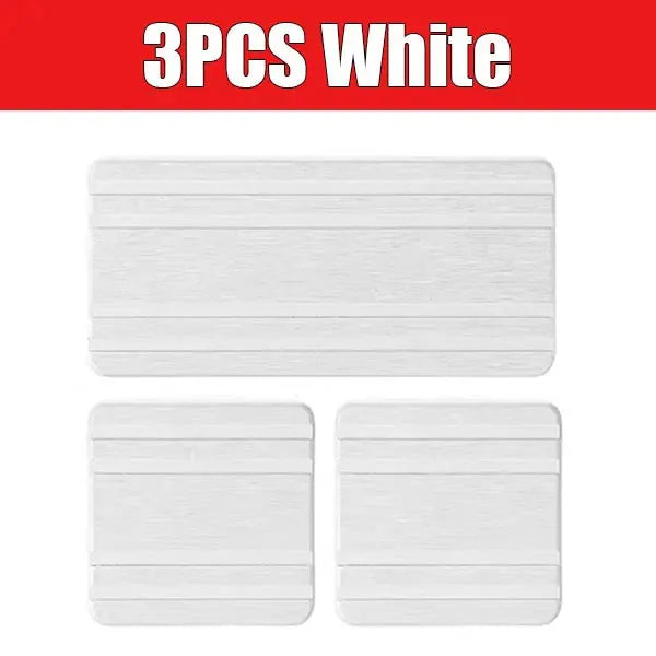 3-Pack Diatomite Sink Tray | Fast-Drying Stone Counter Mat Diatomite Counter Tray Axl 3PCS White L