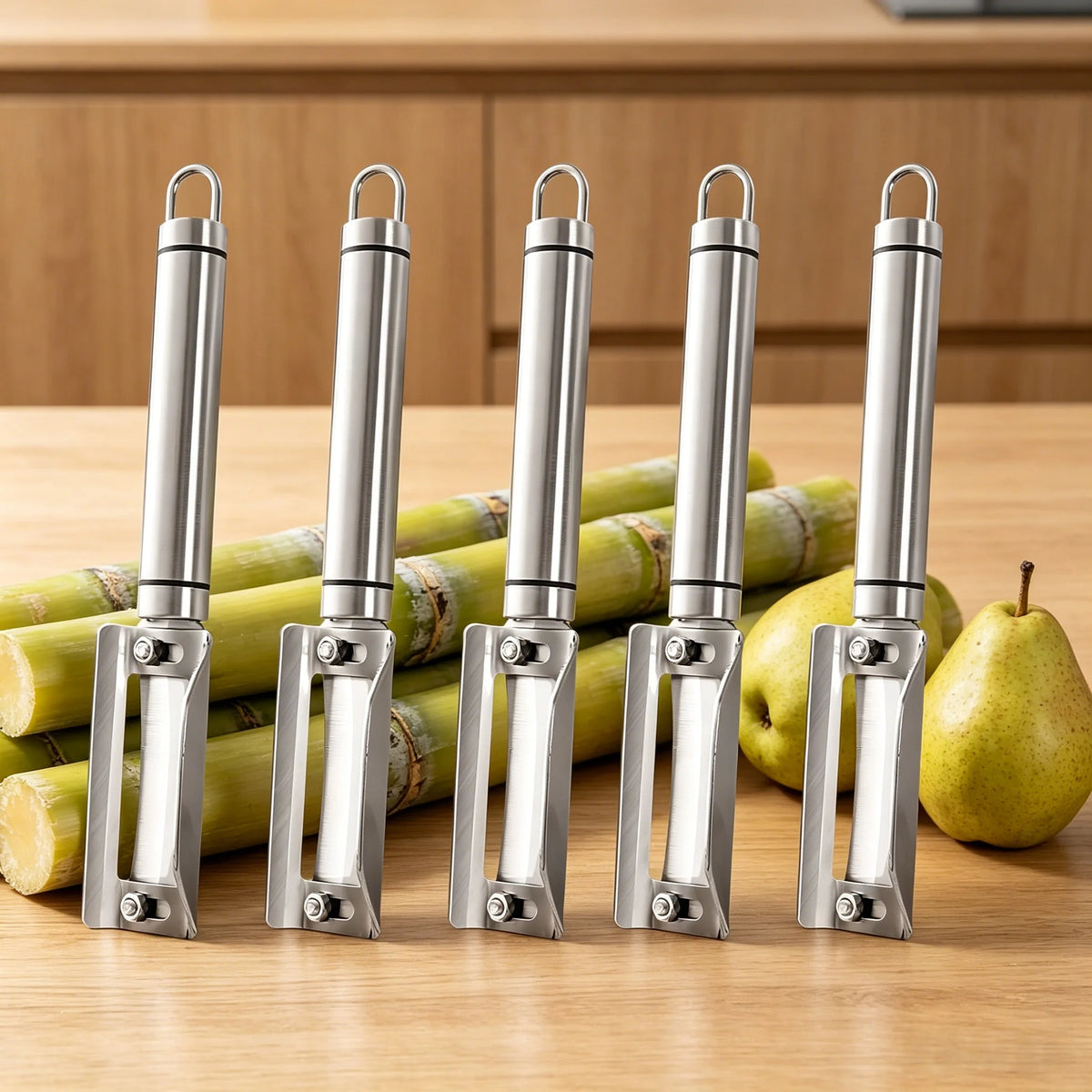 5-Piece Stainless Steel Vegetable & Fruit Peeler Set Vegetable Peeler Set Axl