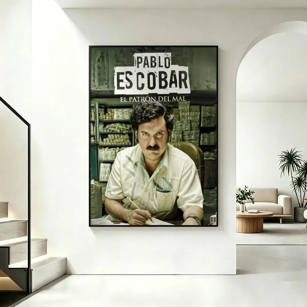 Pablo Escobar HD Art Poster – Waterproof Sticky Wall Decor Wall Art Poster Axl