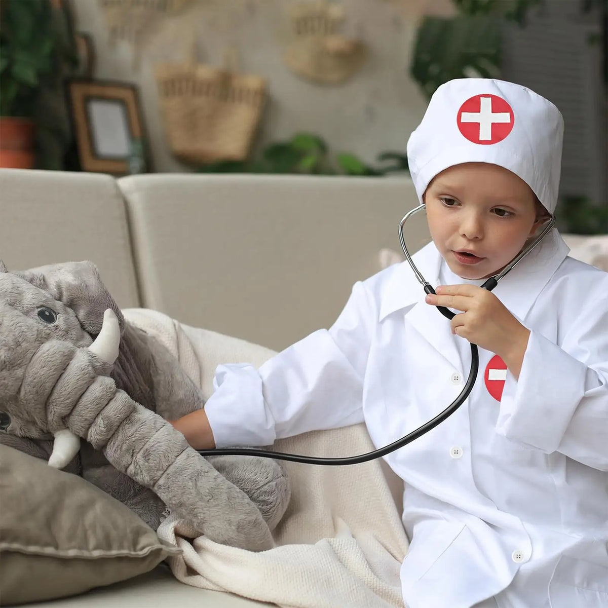 Kids Doctor Costume Dress-Up Set | Ages 3–8 | Machine Washable Kids Dress-Up Costume Axl