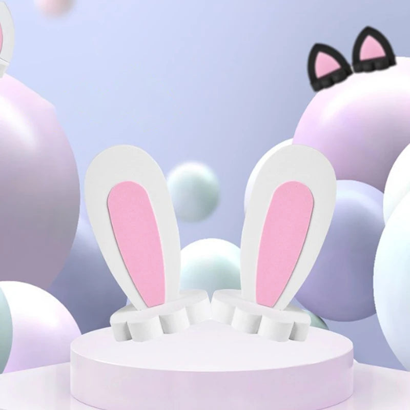 Cute Car Roof Ear Decorations – Rabbit & Cat Ears 2-Pack Car Roof Ornament Axl