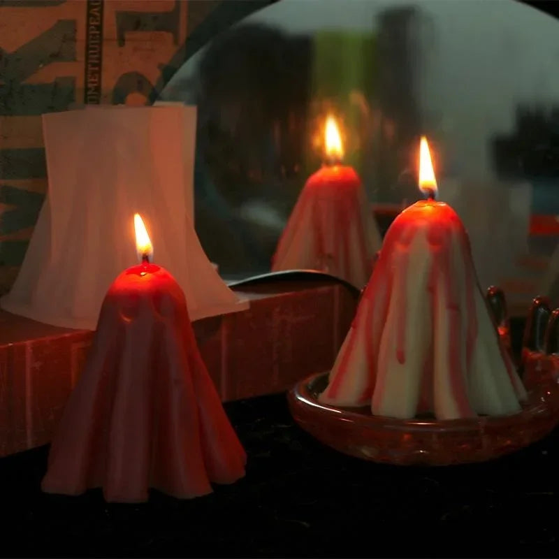 Ghost Cloak Halloween Silicone Candle Mold – DIY Craft Mould Silicone Candle Mold Axl