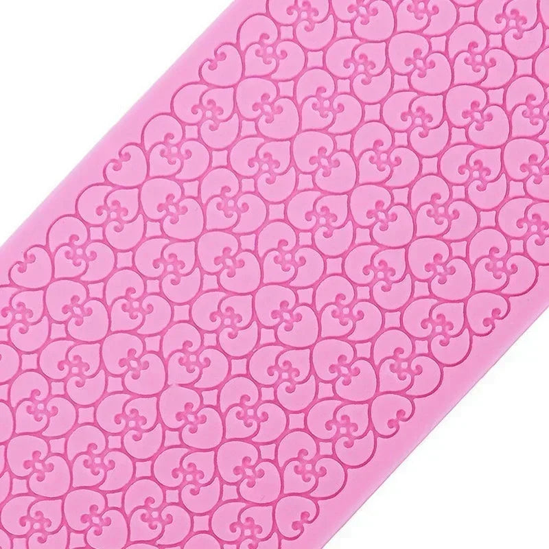 Lace Silicone Fondant Mold – Sugar Craft Cake Decorating Mat Silicone Cake Mold Axl