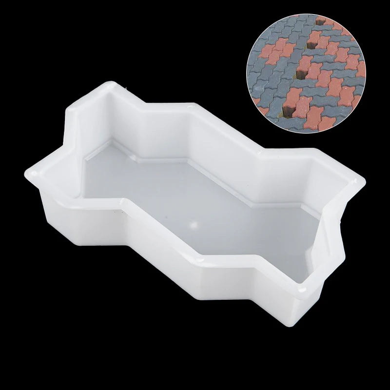 DIY Concrete Path Maker Mold – Garden Stepping Stone Brick Garden Path Mold Axl