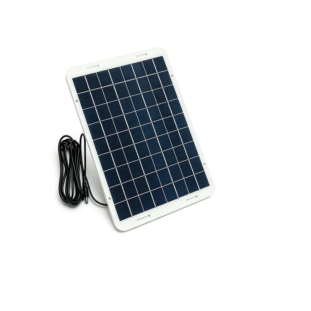 12W 18V Solar Panel 300cm DC5521 Cable – 12V Battery Charger Solar Panel Axl