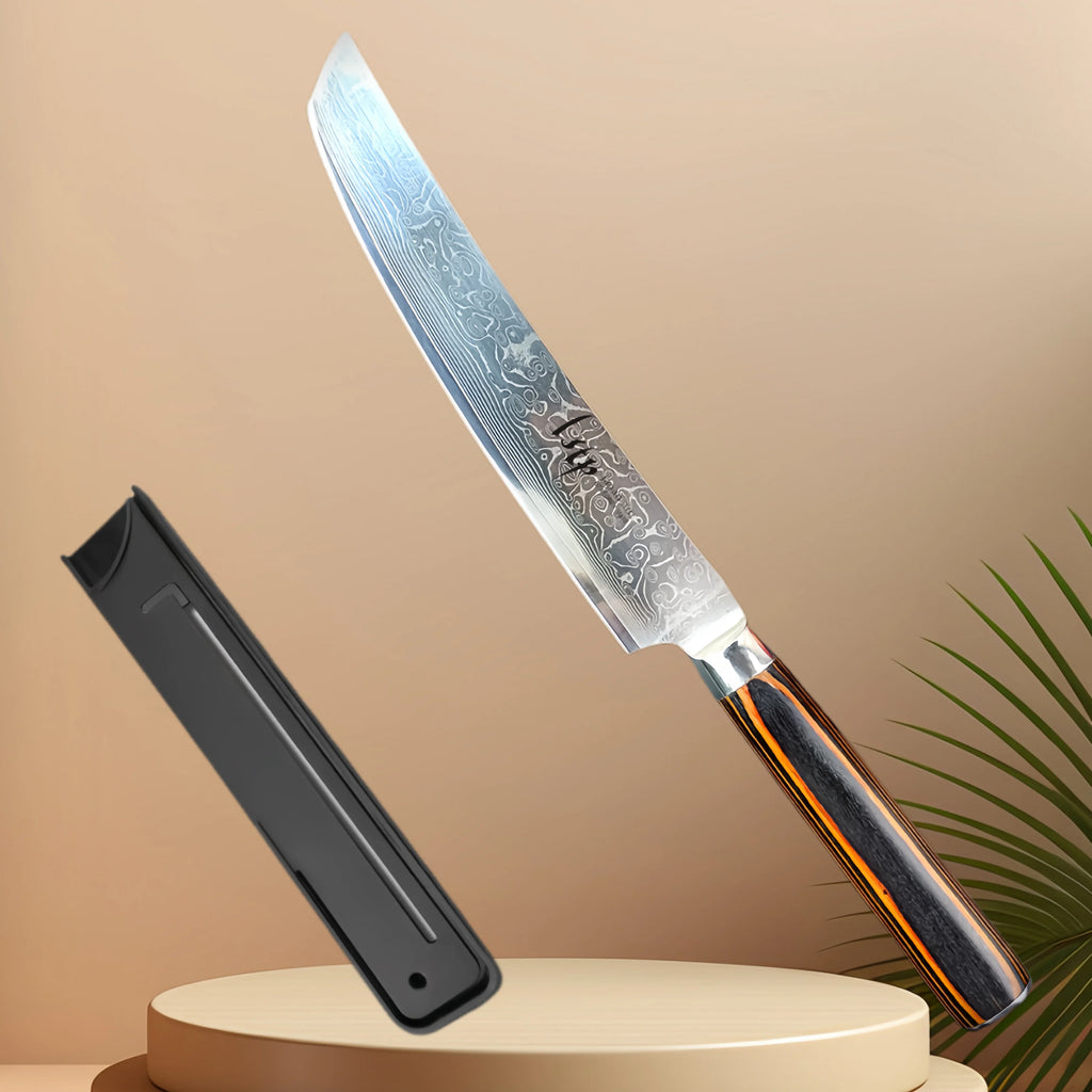 Damascus Steel Kitchen Cleaver – Chef Boning & Slicing Knife Damascus Kitchen Knife Axl 1pcs