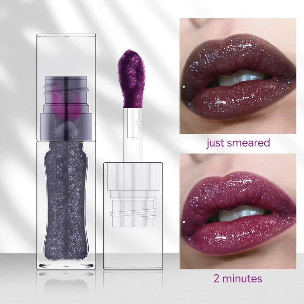 Vegan Color-Changing Pearl Lip Gloss | Private Label Wholesale Lip Gloss Axl 03 1pcs NO LOGO