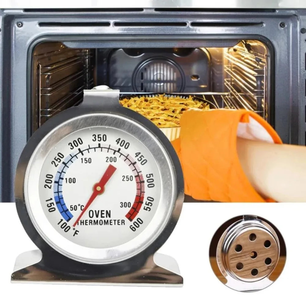 Stainless Steel Oven Thermometer Dial 50–300°C Kitchen Gauge Oven Thermometer Axl