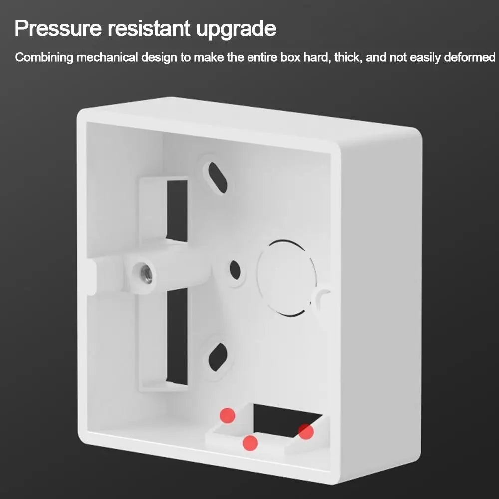 86 Type PVC Junction Box 33/50mm – Switch Socket Install Box Electrical Junction Box Axl
