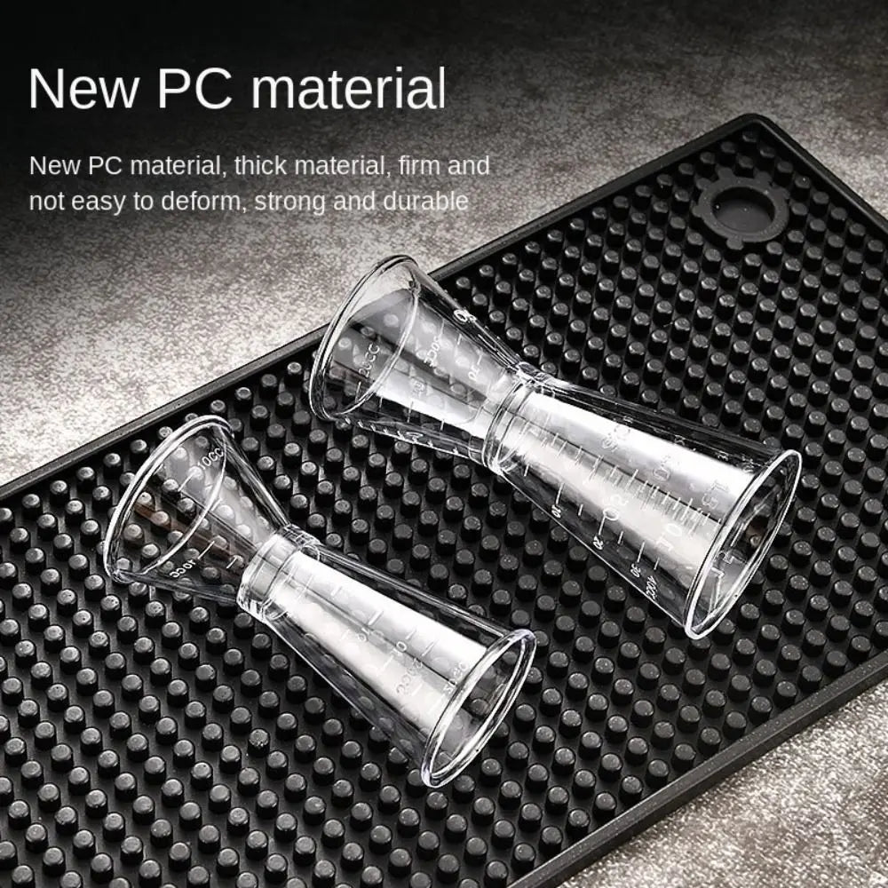 Cocktail Jigger Measuring Cup – Clear PP Home Bar Tool Cocktail Jigger Axl