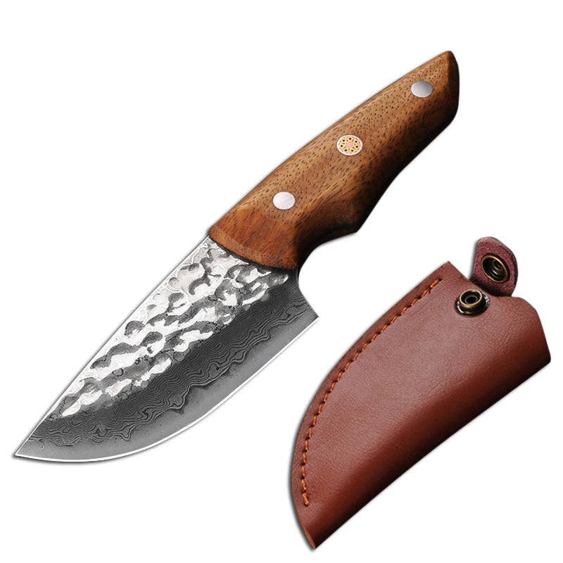 67-Layer Damascus Steel Meat Cleaver Chef Knife – 10cm Damascus Kitchen Knife Axl 1pcs