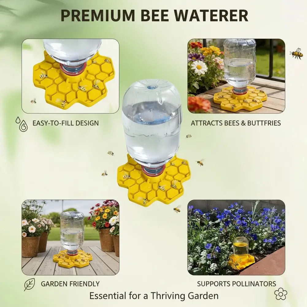 Bee Water Feeder Honeycomb Tray – Safe Honeybee Drinking Station Bee Water Feeder Axl