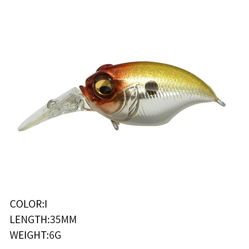 6g 42mm Floating Crankbait Lure – Bass, Perch & Pike Wobbler Fishing Crankbait Lure Axl I-1pcs