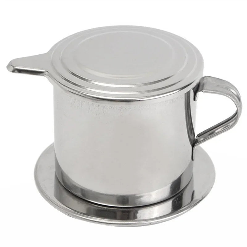 Vietnamese Stainless Steel Coffee Drip Filter – Portable & Reusable Coffee Drip Filter Axl