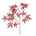 Autumn Artificial Maple Leaf Bouquet | Fall Home Decor Artificial Leaf Bouquet Axl Red 1 pc