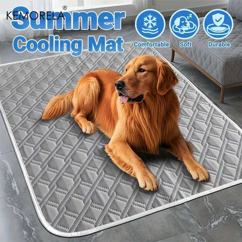 KEMORELA 3-Piece Washable Pet Cooling Pad – Dogs & Cats Pet Cooling Mat Axl