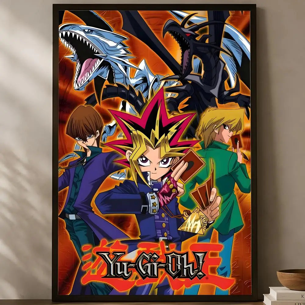 Yu-Gi-Oh Self-Stick HD PVC Wall Poster – Waterproof Home Decor Wall Art Poster Axl White05 60X90cmNoframe