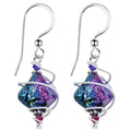 Huitan Purple Dangle Drop Earrings – Women's Fashion Jewelry Dangle Drop Earrings Axl E5094