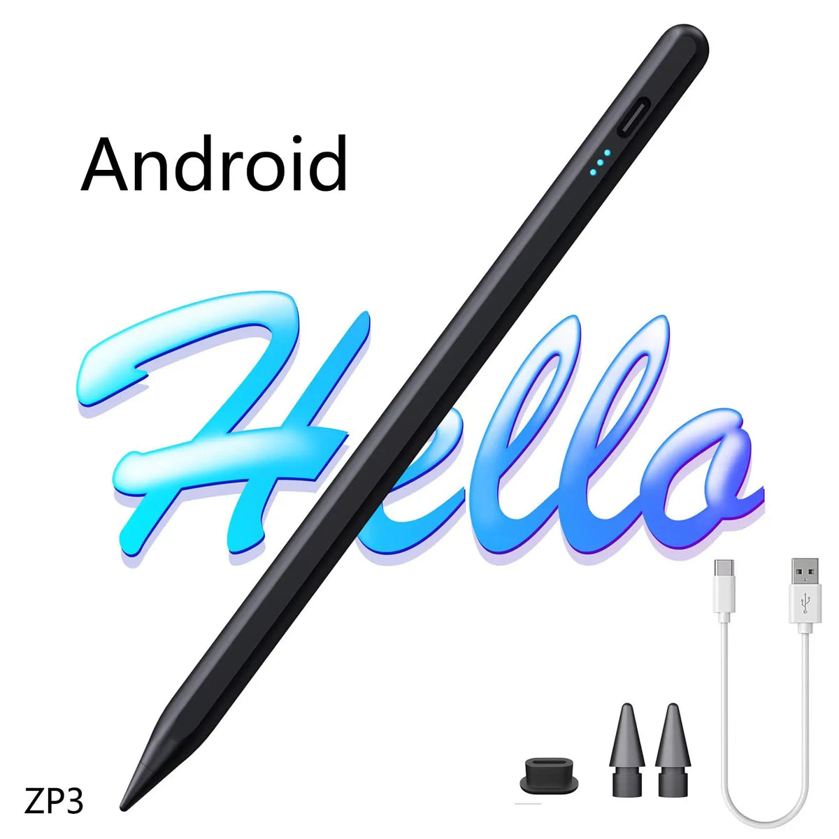 Universal Capacitive Stylus Pen – iOS Android Windows Capacitive Stylus Pen Axl ZP3-black