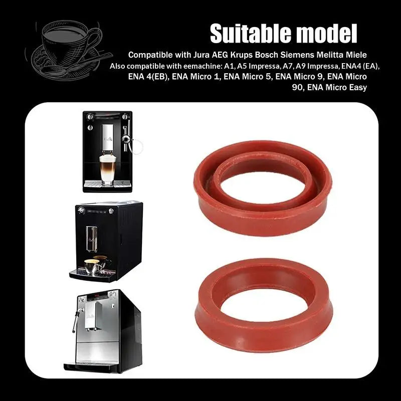 Silicone Coffee Machine Sealing Rings – Leakproof Gasket 1–10pk Coffee Machine Gasket Axl